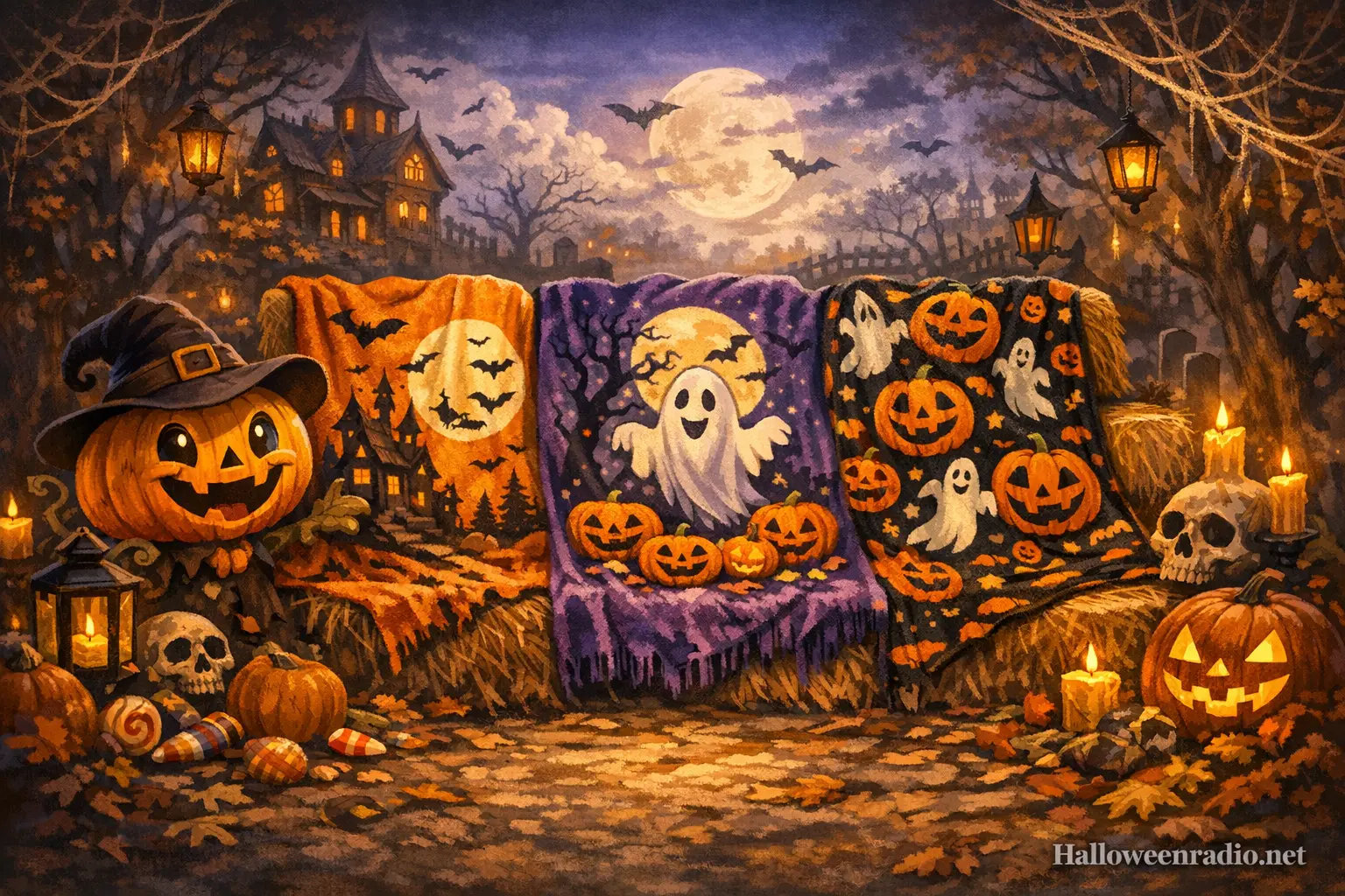 The best Halloween-themed blankets