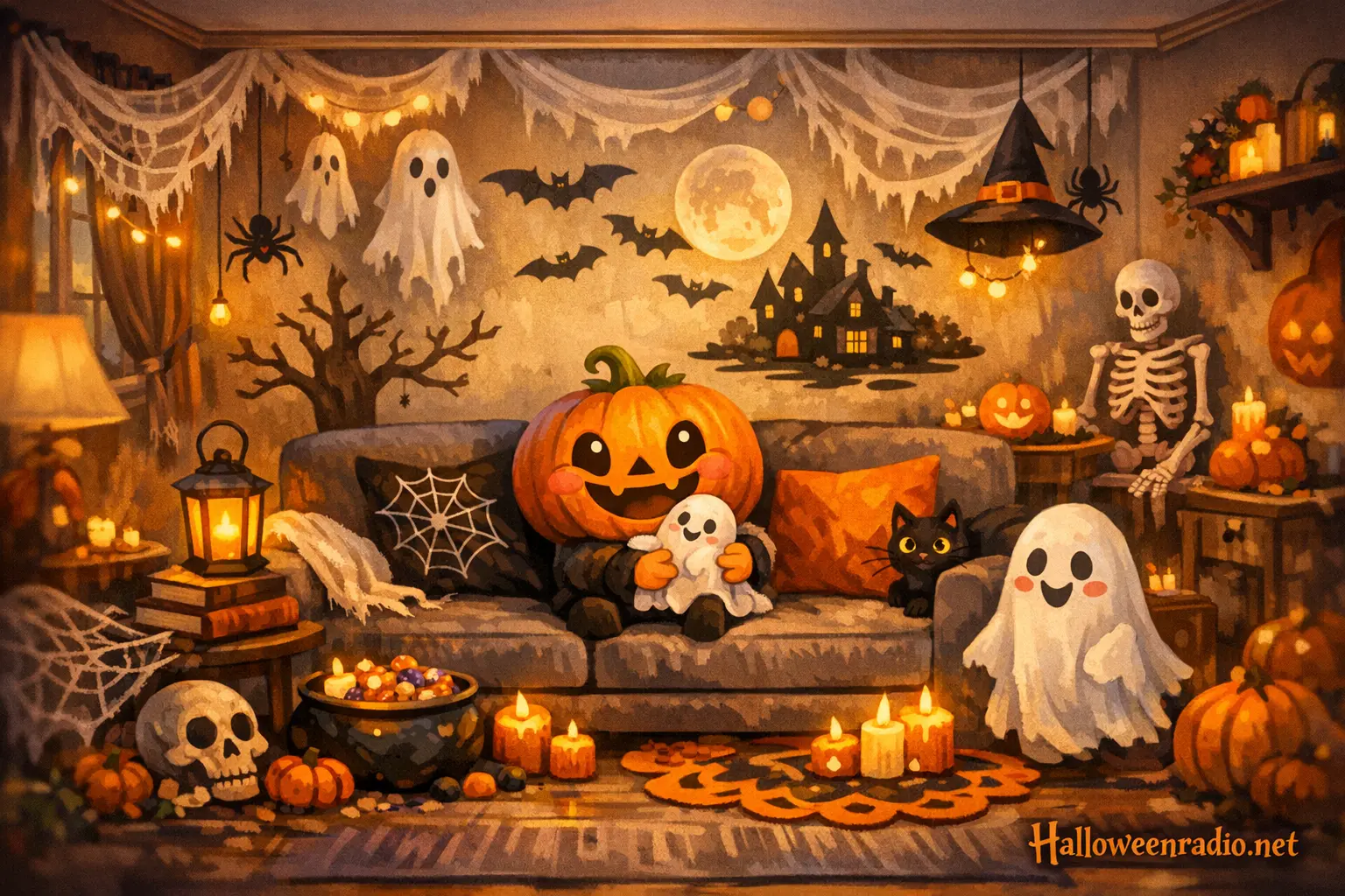 How to decorate a rental home for Halloween without damaging walls