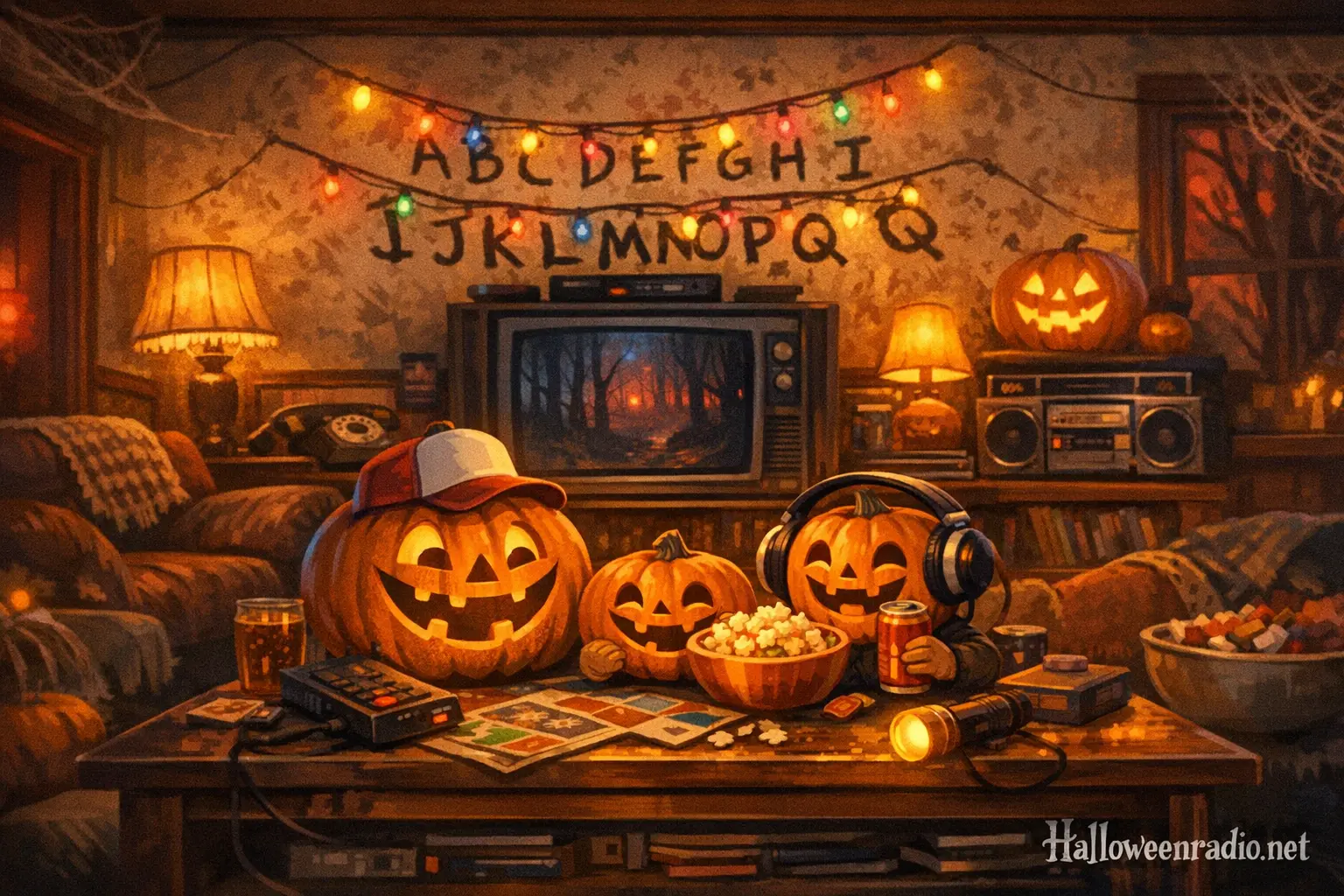 How to create a 'Stranger Things' inspired 80s living room