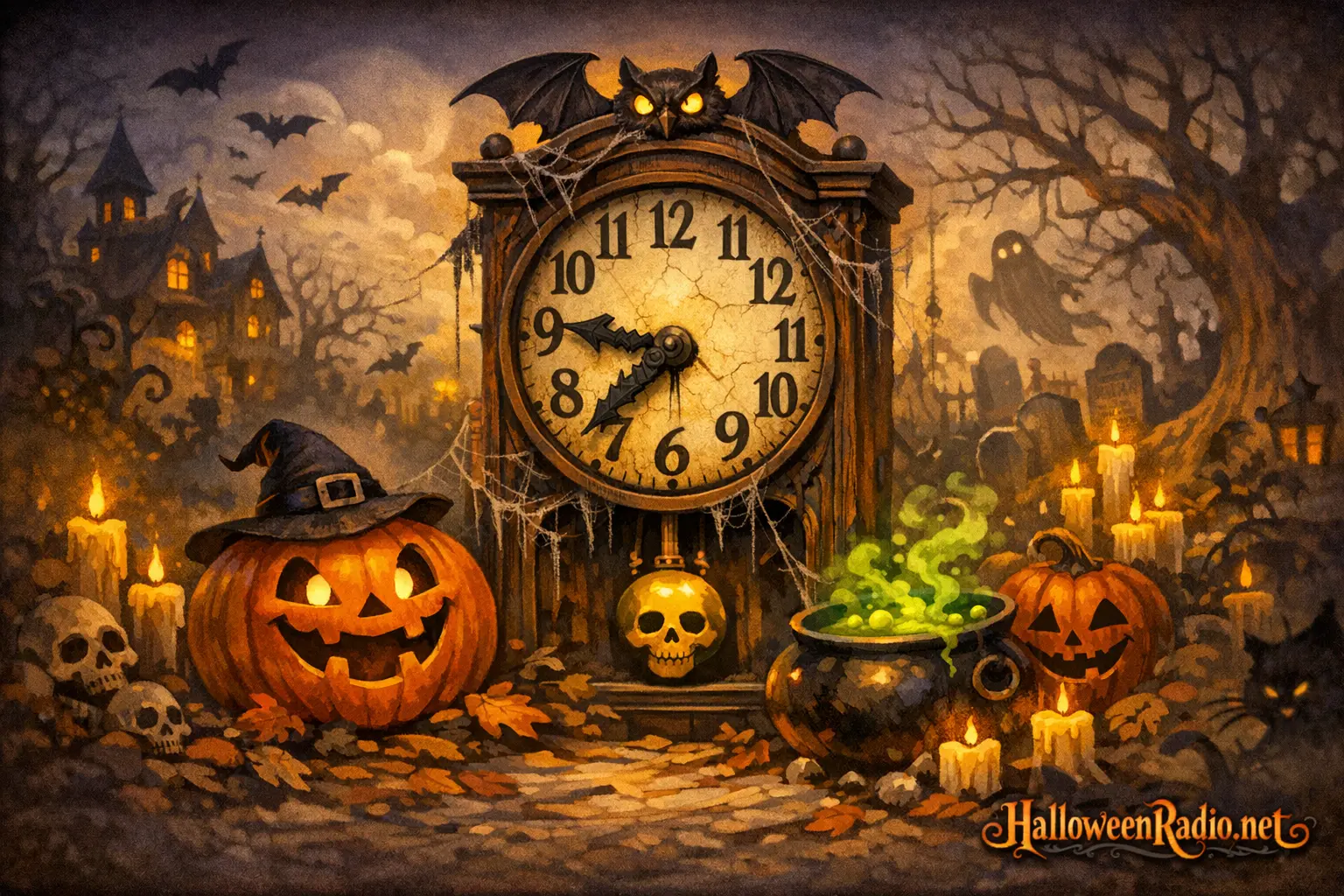 How to create a 'haunted' clock that ticks backwards