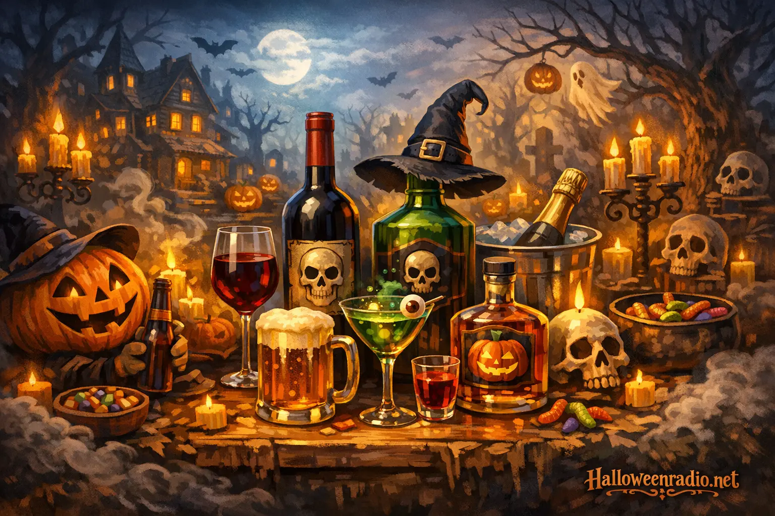 The best Halloween wine, beer, and spirits for a grown-up celebration
