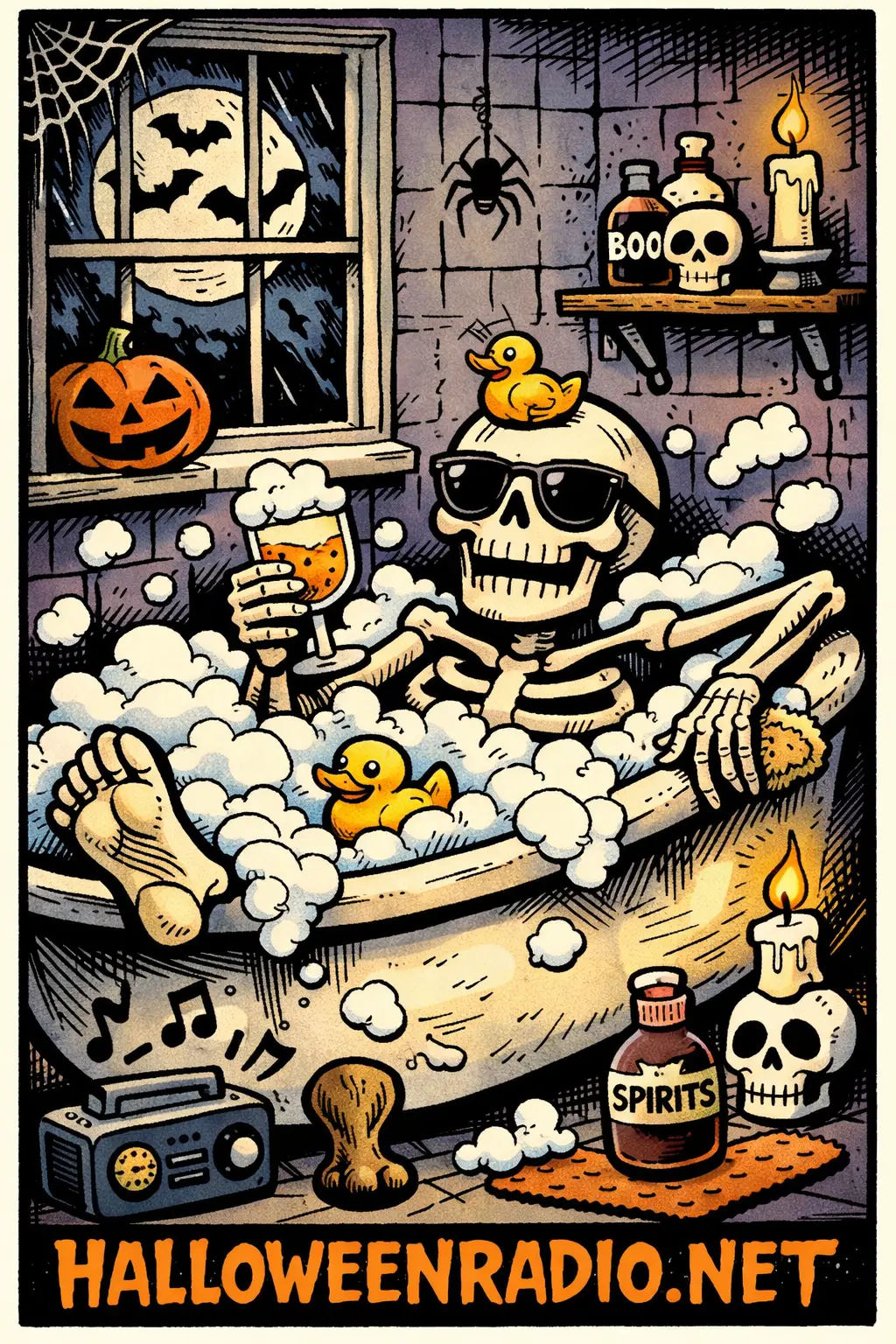 Skeleton in the Suds